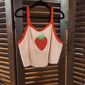 Sweet Society Strawberry Tank